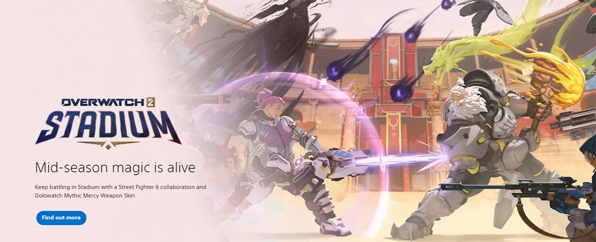 На сайте PlayStation появилась и исчезла страница кроссовера Overwatch 2 и Street Fighter 6 - изображение 1 На сайте PlayStation появилась и исчезла страница кроссовера Overwatch 2 и Street Fighter 6 - фото 1