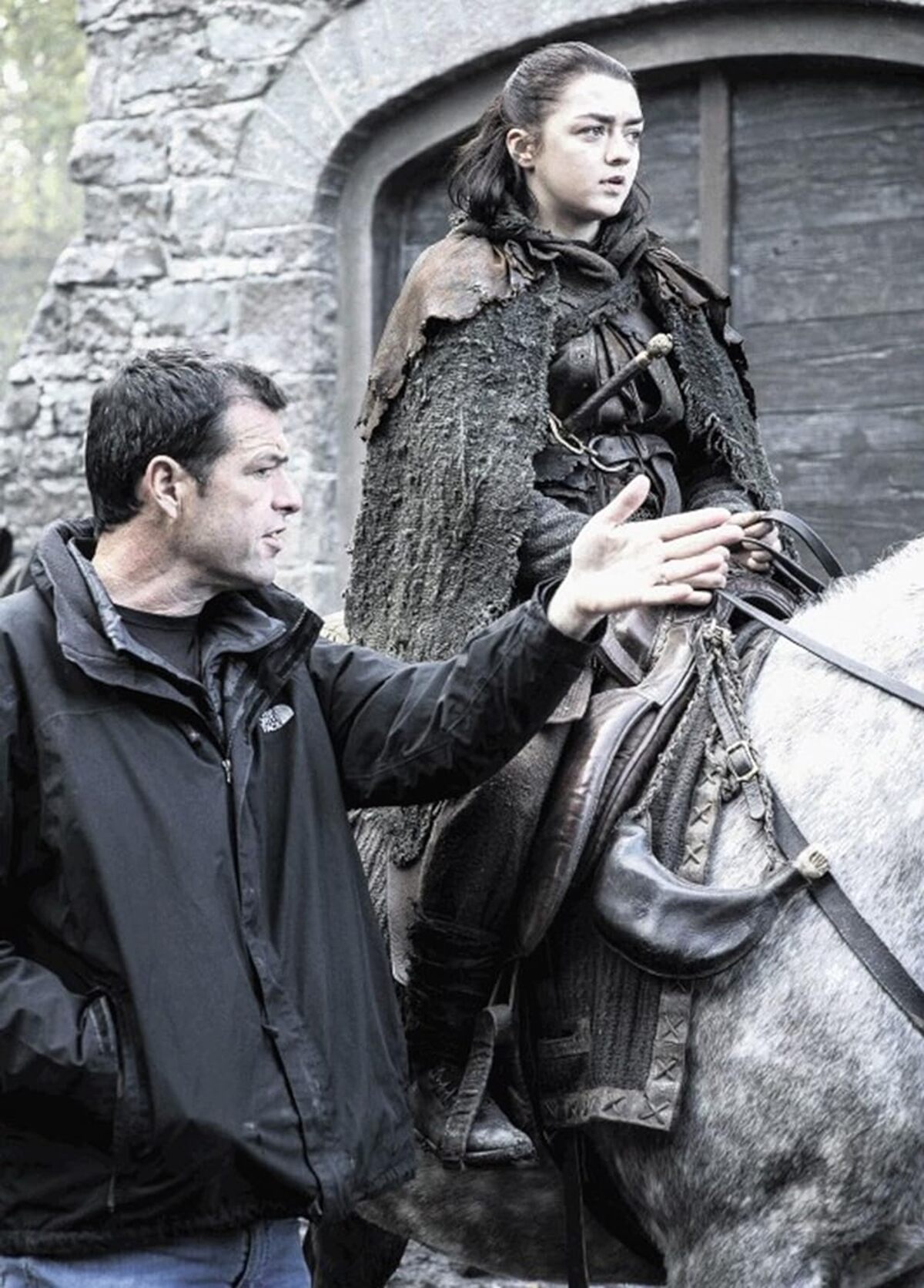 Марк Майлод на съемках сериала «Игра престолов»