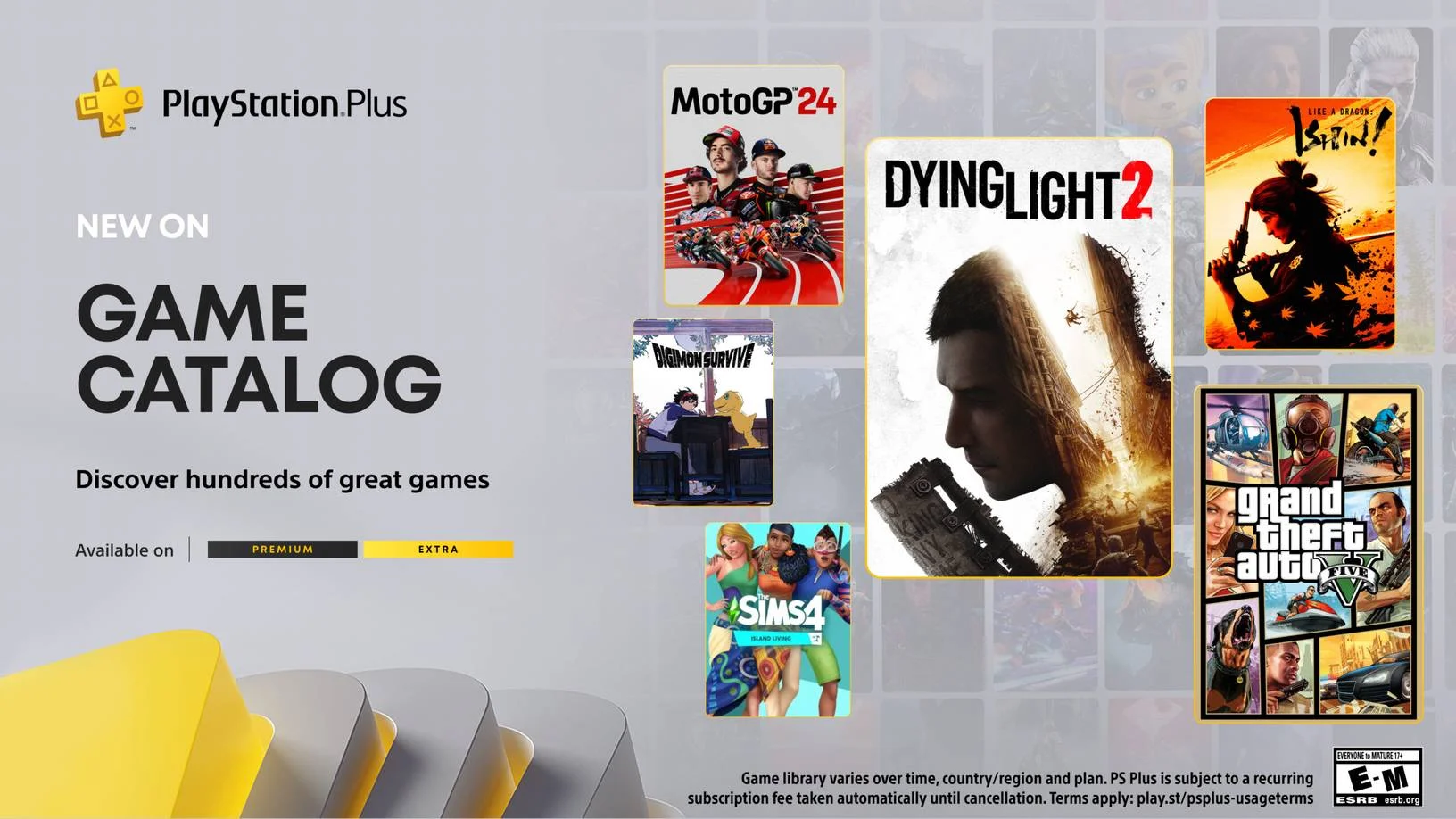 В ноябрьский каталог PS Plus Extra и Premium войдут Chivalry 2, Dying Light 2 и ещё 15 игр - фото 1