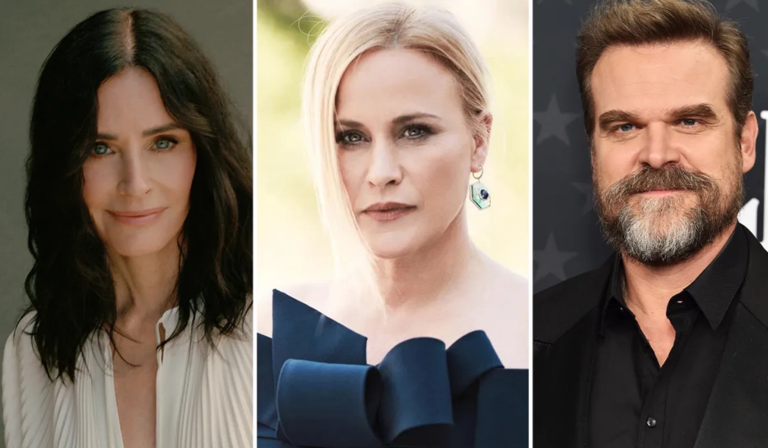 Кортни Кокс, Патриша Аркетт, Дэвид Харбор
Фото: Rich Stapleton/Riccardo Vimercati/Gregg DeGuire/PMC (Deadline)