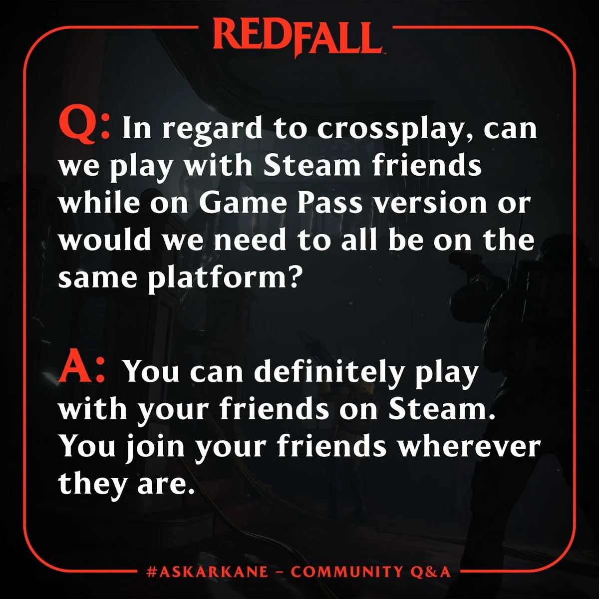 Авторы Redfall рассказали об особенностях кроссплея в игре - фото 1