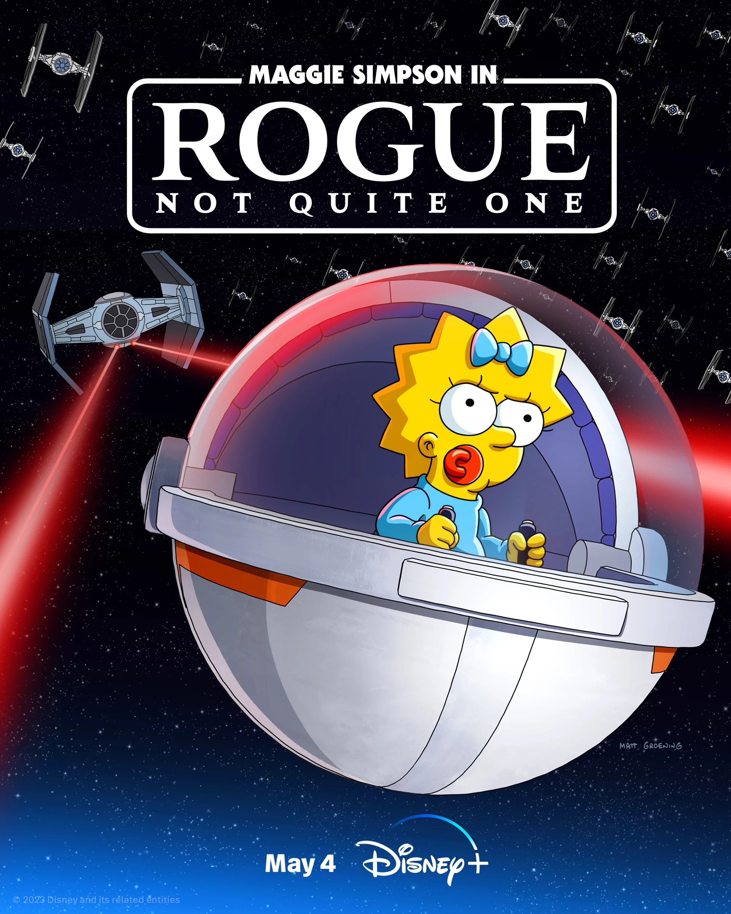 Disney показала постер короткометражки «Звёздных войн» с Мэгги из «Симпсонов» - фото 1