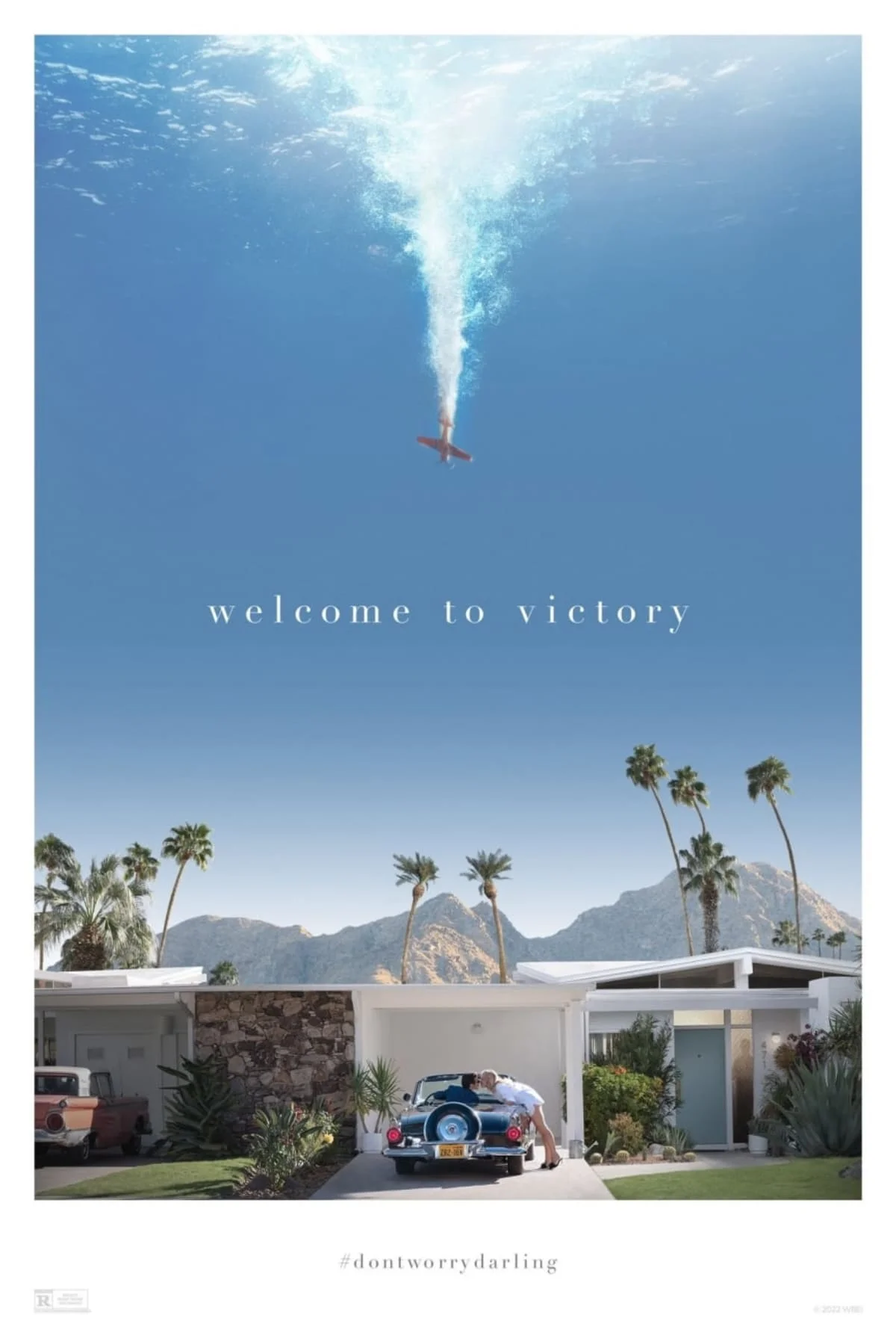 Вышел первый постер триллера «Не волнуйся, солнышко» с Флоренс Пью и Гарри Стайлсом - фото 1