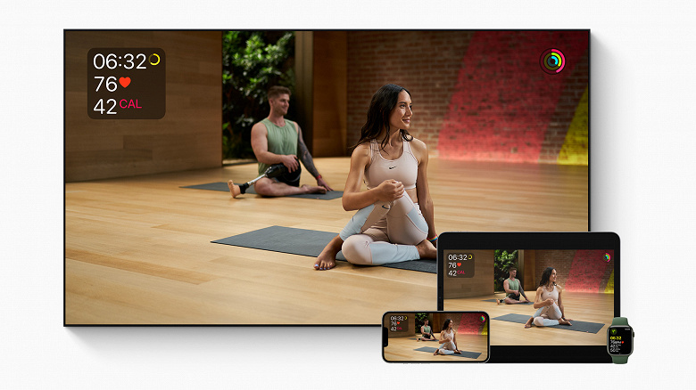Apple запустила в России Apple Fitness+ на английском языке с русскими субтитрами - фото 1