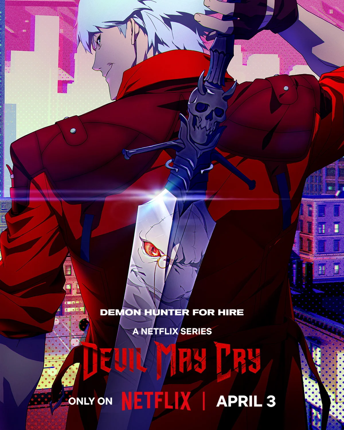 Netflix показал постер аниме-сериала по мотивам Devil May Cry - фото 1