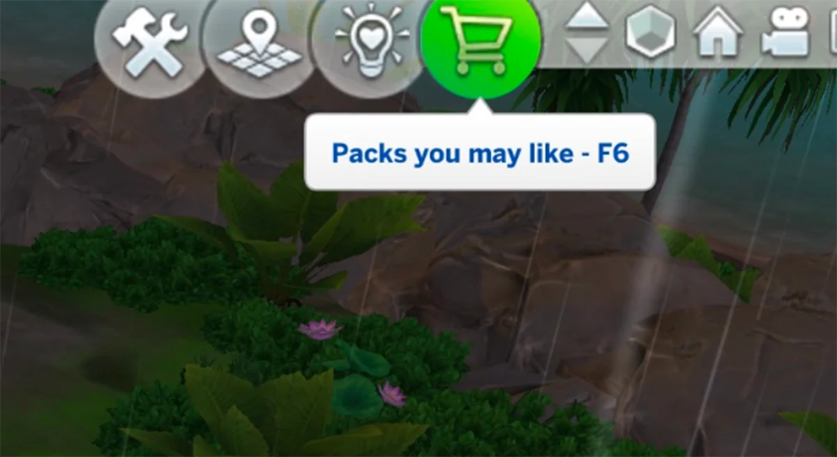 В интерфейсе The Sims 4 появилась пульсирующая иконка с рекламой DLC - фото 1