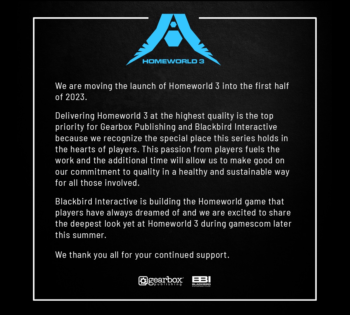 Homeworld 3 перенесли на первую половину 2023 года - изображение 1 Homeworld 3 перенесли на первую половину 2023 года - фото 1