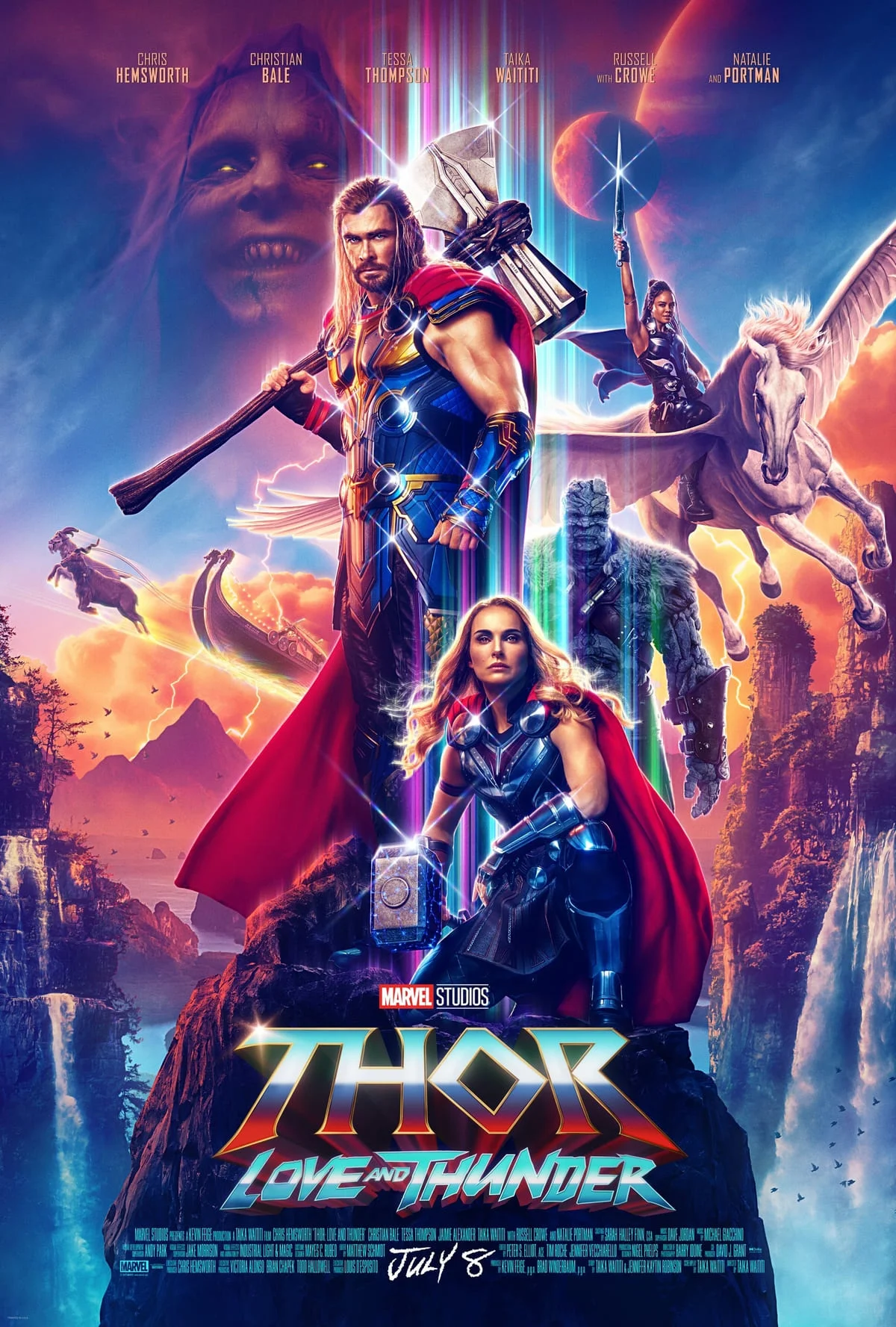 Появился новый постер фильма «Тор: Любовь и гром» с главными героями ленты - фото 1