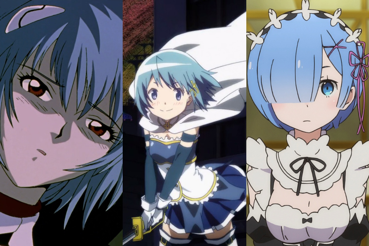 Примеры: Рей Аянами из «Евангелиона», Саяка Мики из «Девочки-волшебницы Мадоки», Рэм из «Re: Zero. Жизнь с нуля в альтернативном мире»