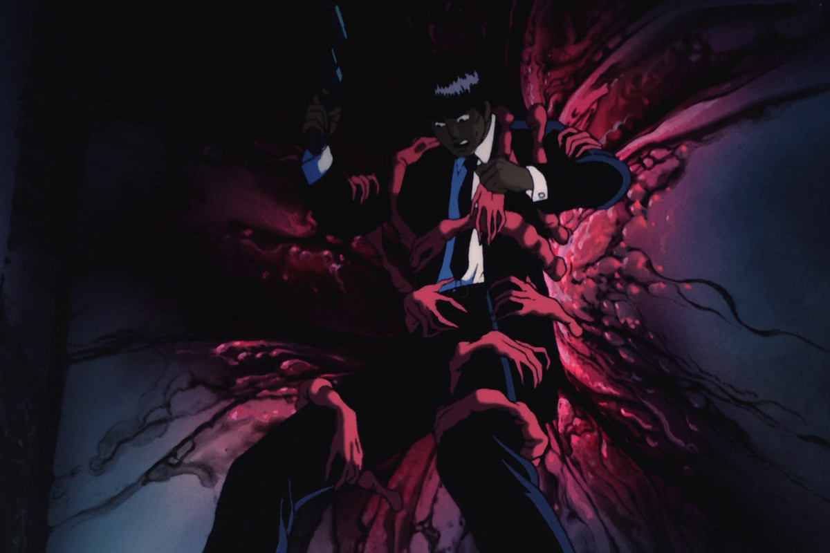 Аниме поставил Ёсиаки Кавадзири, будущий режиссёр «Манускрипта ниндзя» и «Ди: Жажда крови», что хорошо считывается в его характерном мрачном авторском стиле
Источник: Madhouse