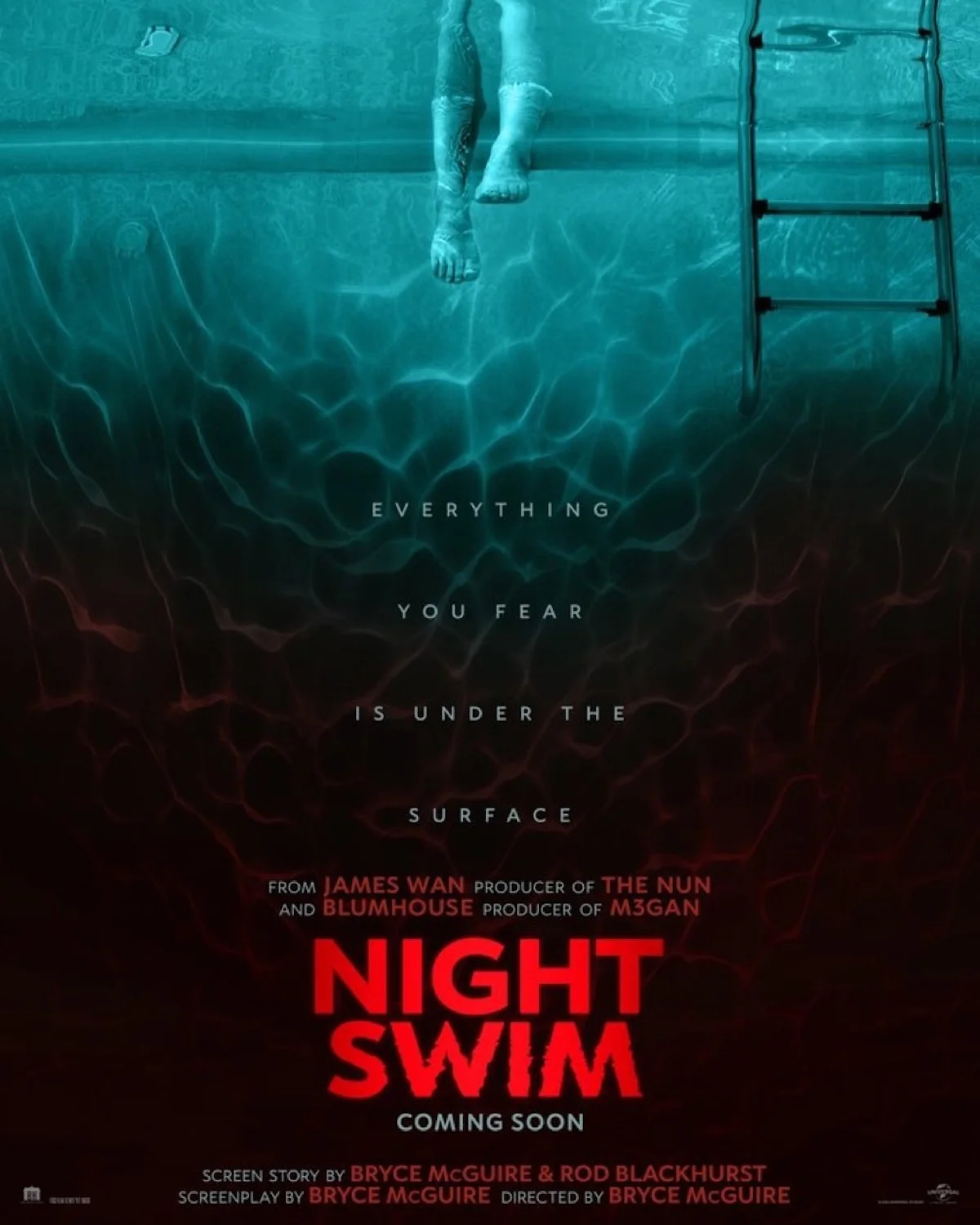 Постер фильма «Ночное купание» (2024)