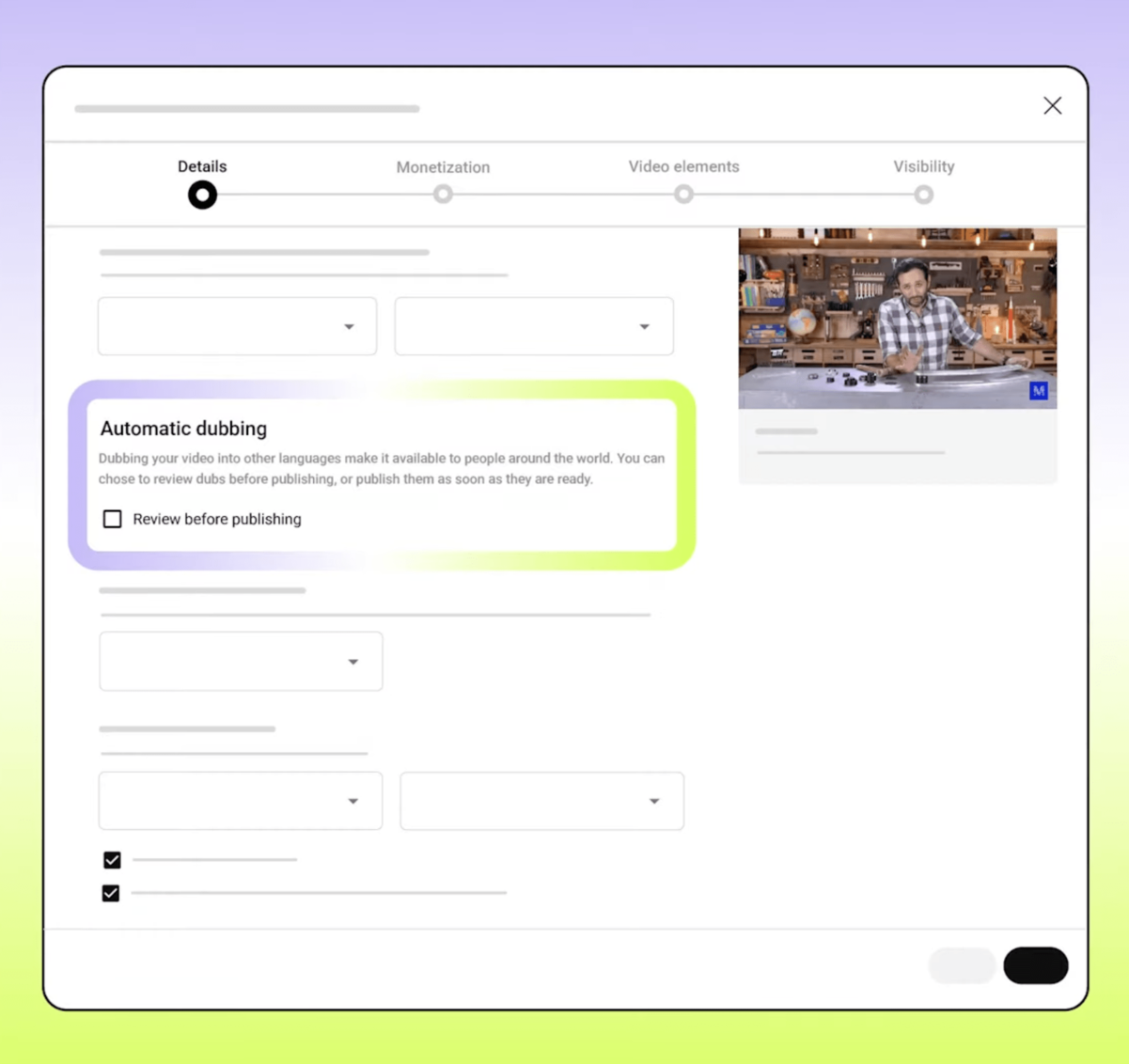 Ролики на YouTube получили функцию автоматического дубляжа на нескольких языках - изображение 1 Ролики на YouTube получили функцию автоматического дубляжа на нескольких языках - фото 1