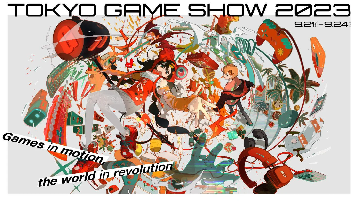 Представлен красочный арт выставки Tokyo Game Show 2023 от художника Kukka - фото 1