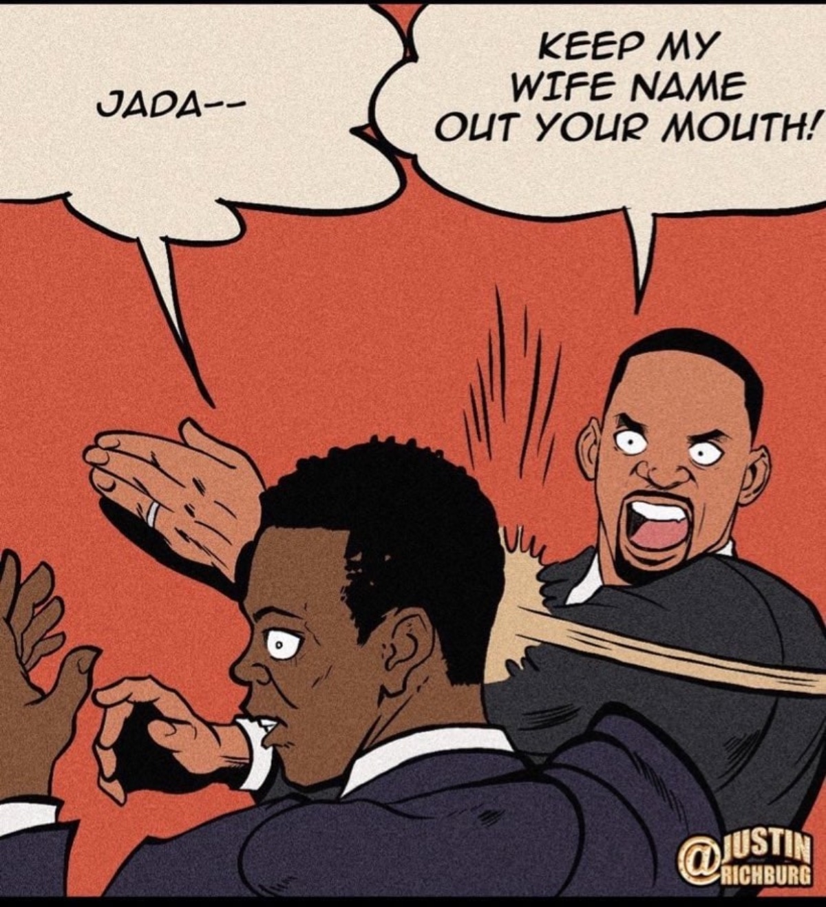 Пощечину Уилла Смита Крису Року превратили в сцену из «Симпсонов» и другие мемы - фото 6