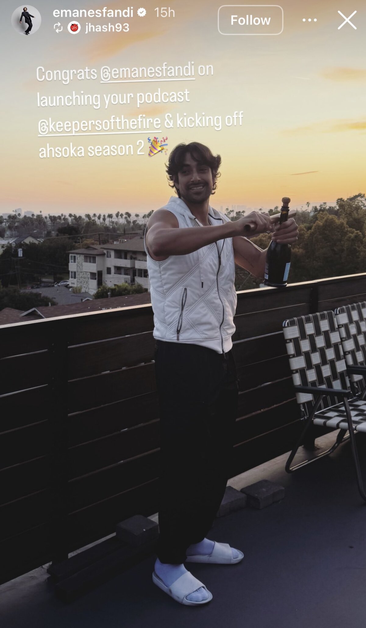 Актер из сериала «Асока» намекнул на начало съемок второго сезона шоу - фото 1