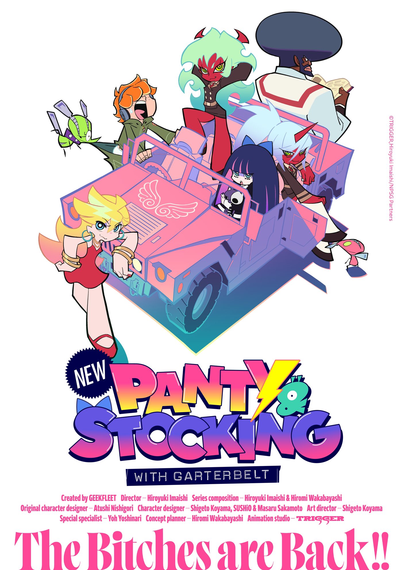 Галерея Авторы сиквела Panty and Stocking раскрыли имена создателей продолжения - 2 фото