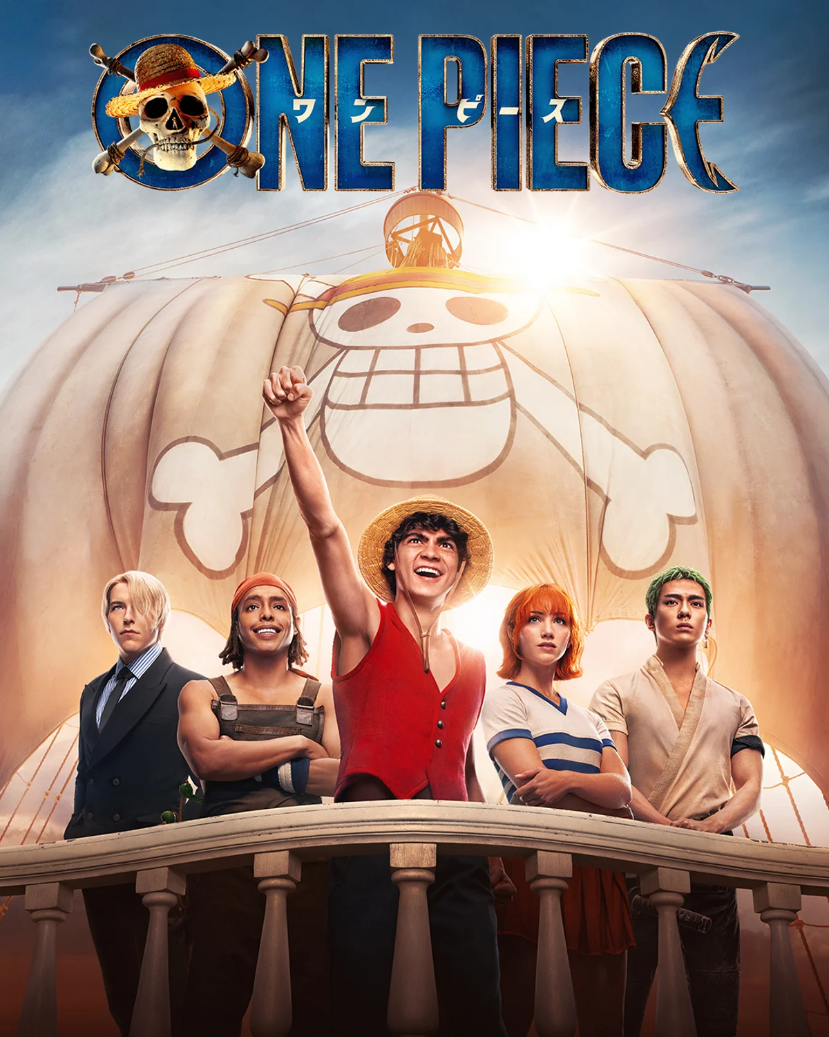 Netflix показал свежий постер игрового сериала One Piece с главными героями - фото 1
