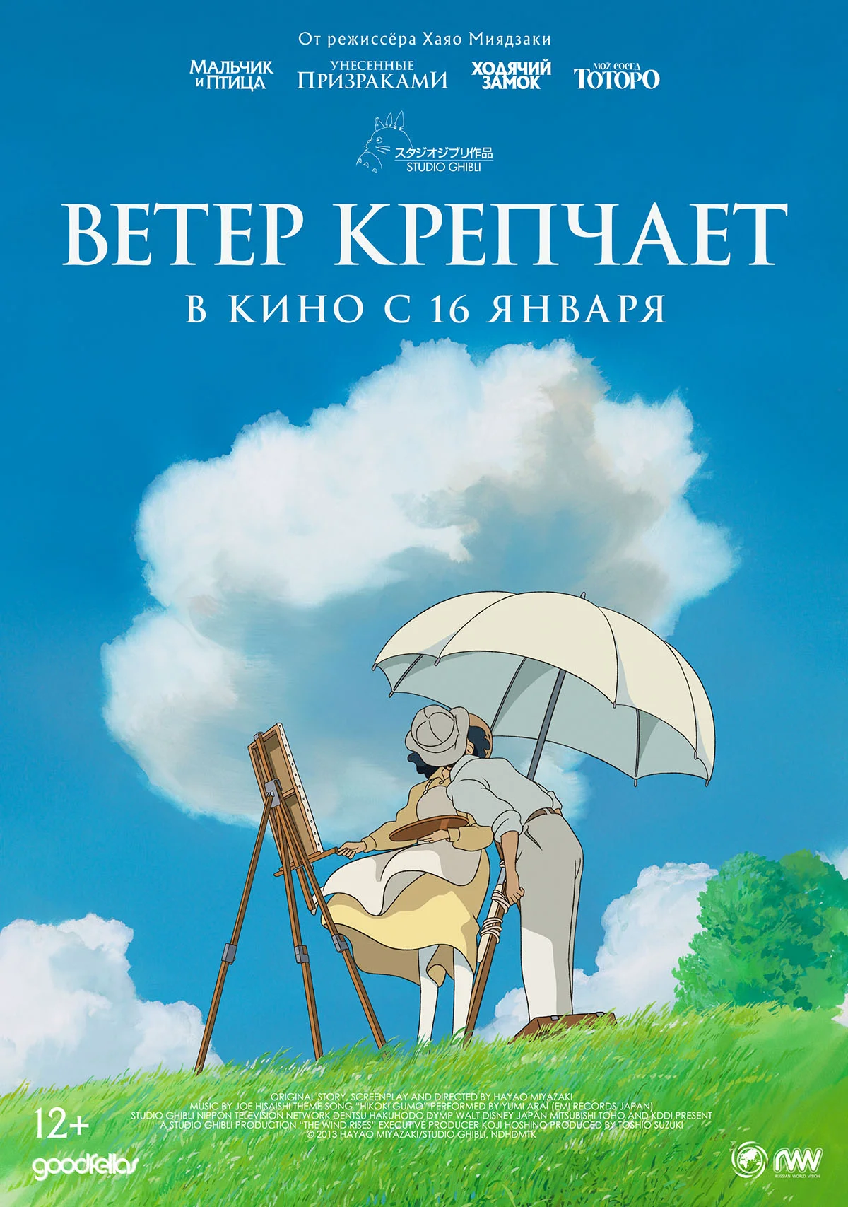 «Ветер крепчает» Хаяо Миядзаки повторно выпустят в российский прокат - фото 1