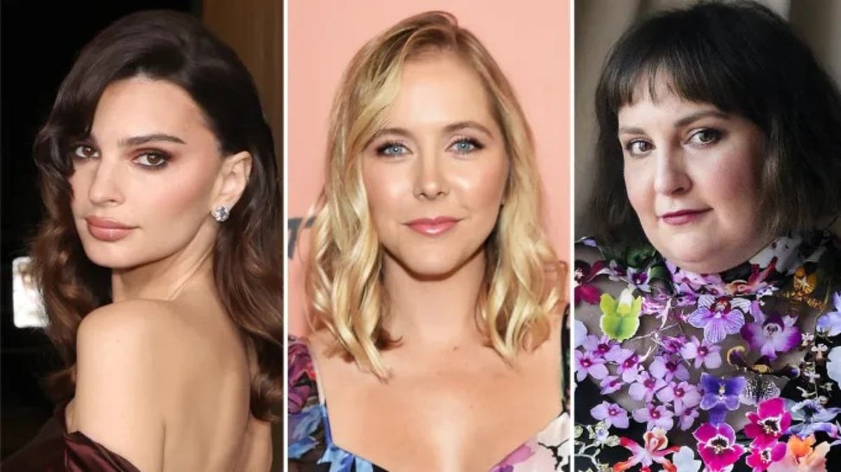 Слева направо: Эмили Ратаковски, Стефани Данлер и Лина Данэм