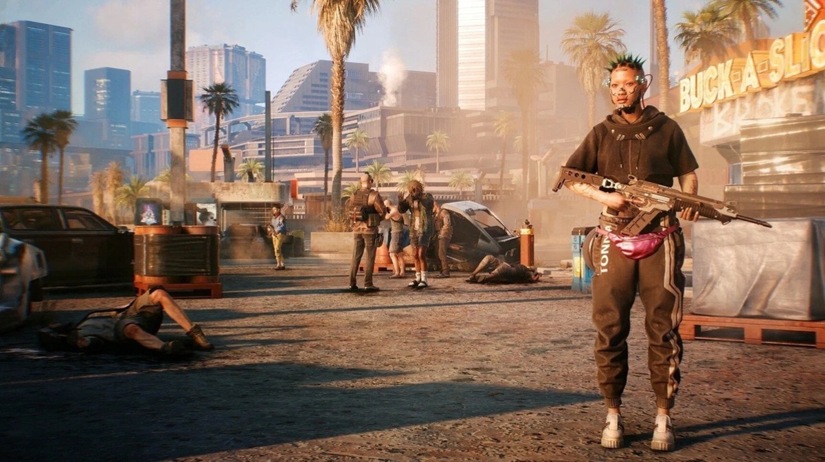 Cкриншот из игры Cyberpunk 2077