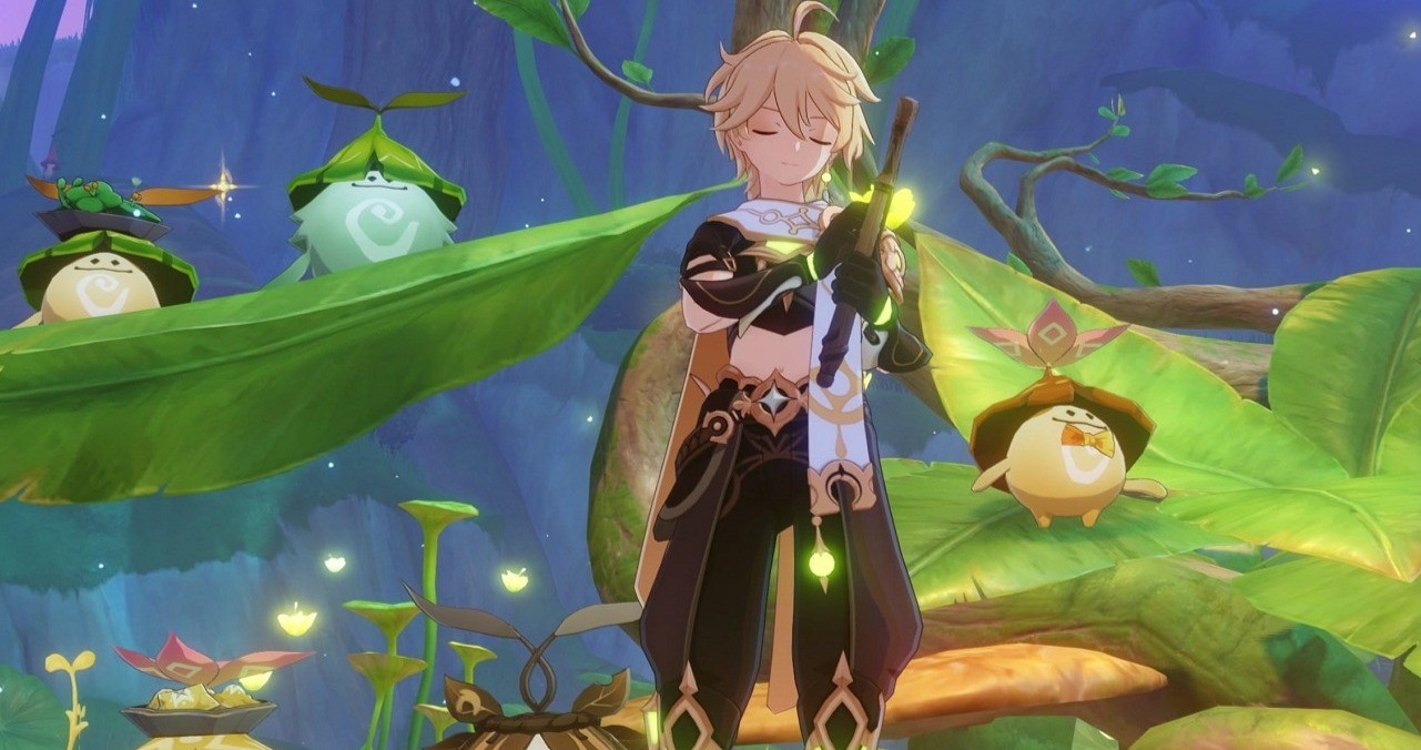 Персонаж Путешественник из Genshin Impact