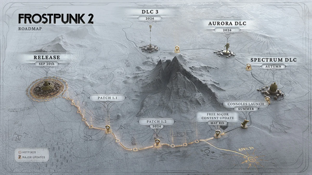 Авторы Frostpunk 2 перенесли релиз аддона Aurora на 2026 год и обновили дорожную карту - изображение 1 Авторы Frostpunk 2 перенесли релиз аддона Aurora на 2026 год и обновили дорожную карту - фото 1