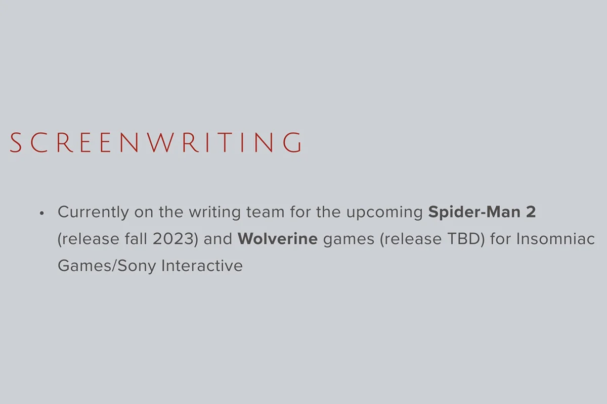 Сценаристка Marvelʼs Spider-Man 2 упомянула релиз игры осенью 2023 года - фото 1