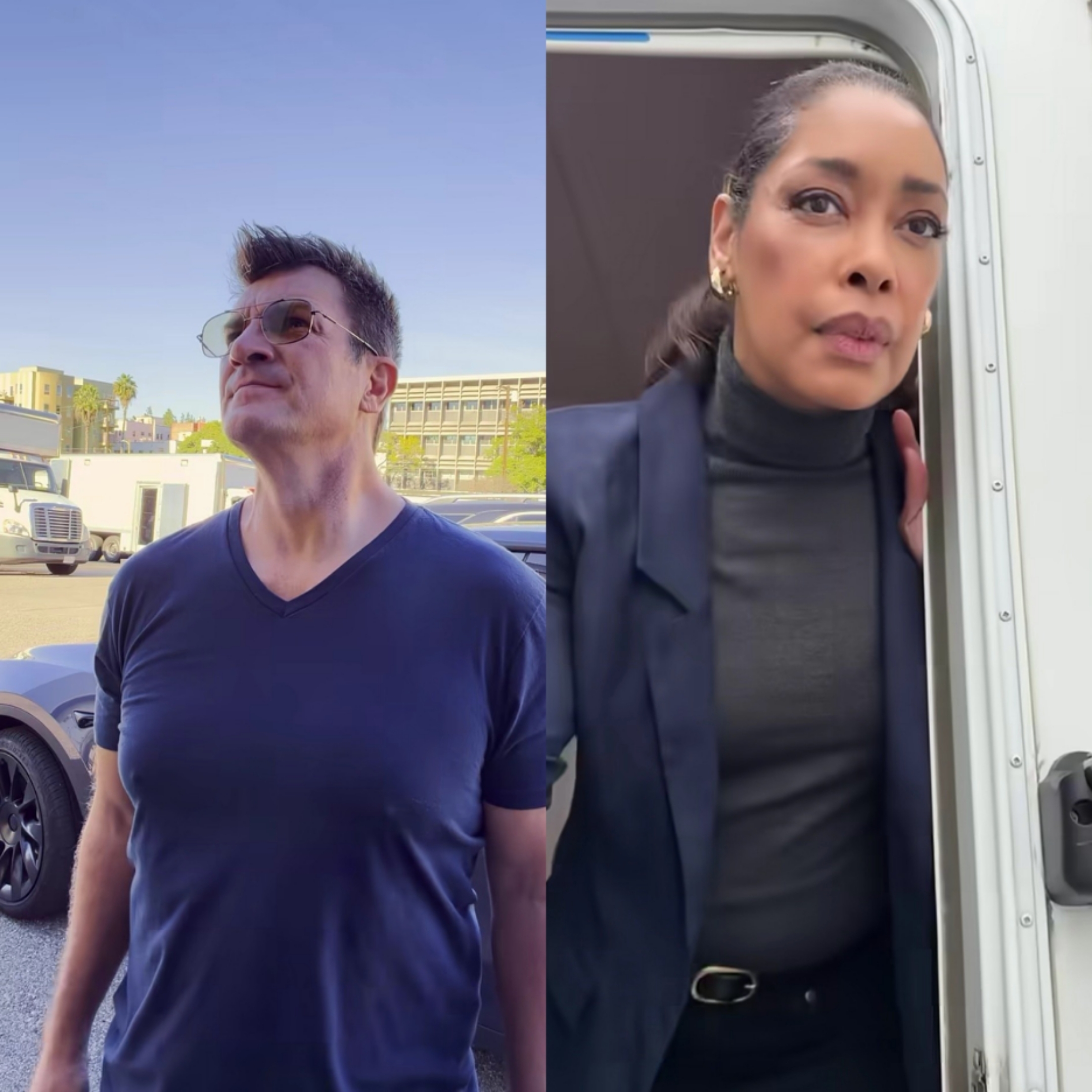 Нэйтан Филлион и Джина Торрес 

Источник: соцсети актёров