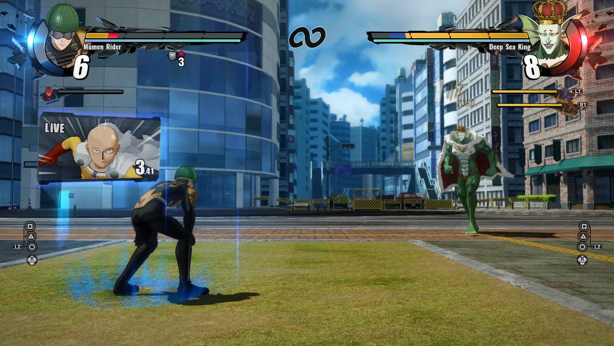 Скриншот из игры One Punch Man: The Hero Nobody Knows
