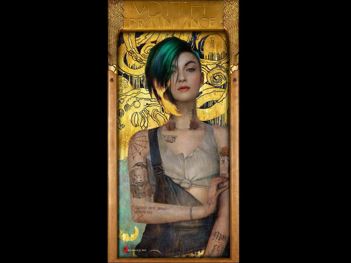 CD Projekt RED показала портрет Джуди из Cyberpunk 2077 в стиле живописи - фото 1