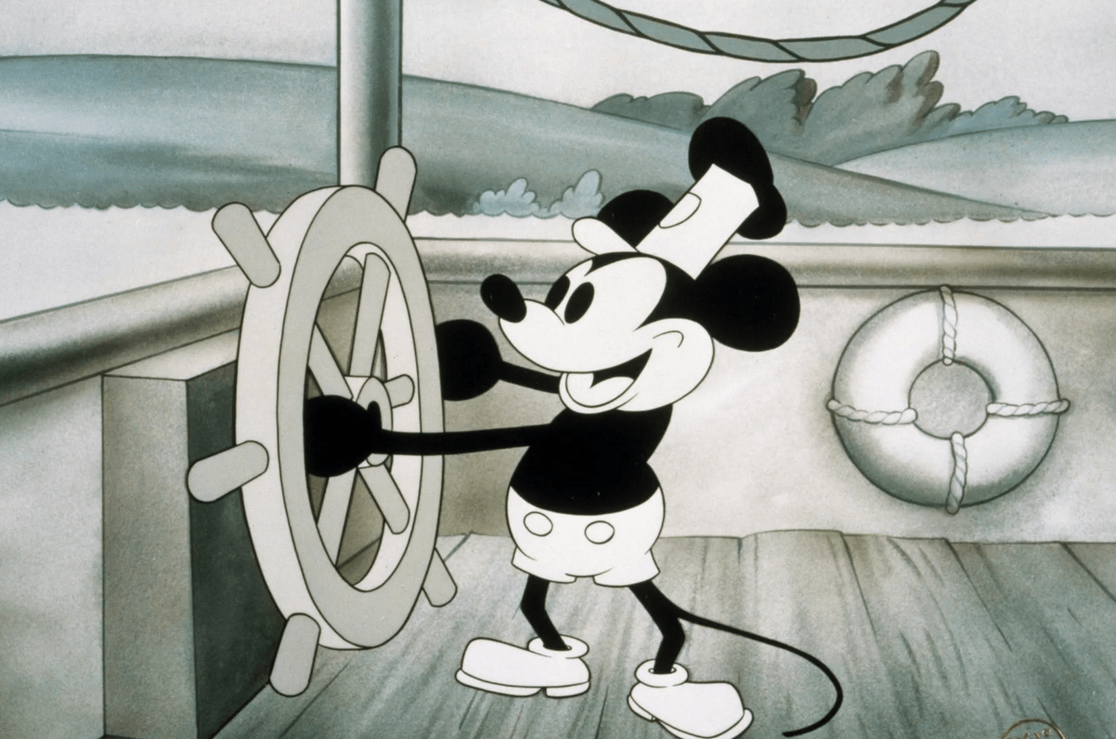 Кадр из мультфиьма «Пароходик Уилли»