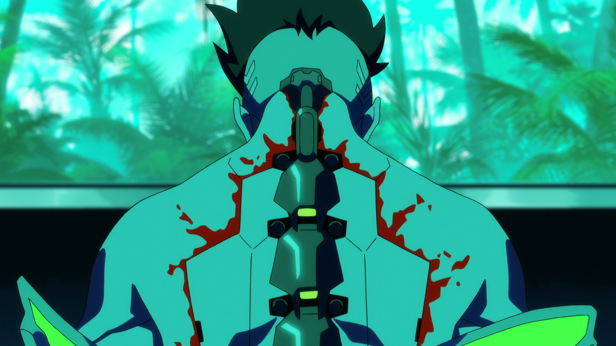 Рецензия на аниме Cyberpunk: Edgerunners — динамичная и красивая адаптация игры, близкая к идеалу - изображение 3 Рецензия на аниме Cyberpunk: Edgerunners — динамичная и красивая адаптация игры, близкая к идеалу - фото 3