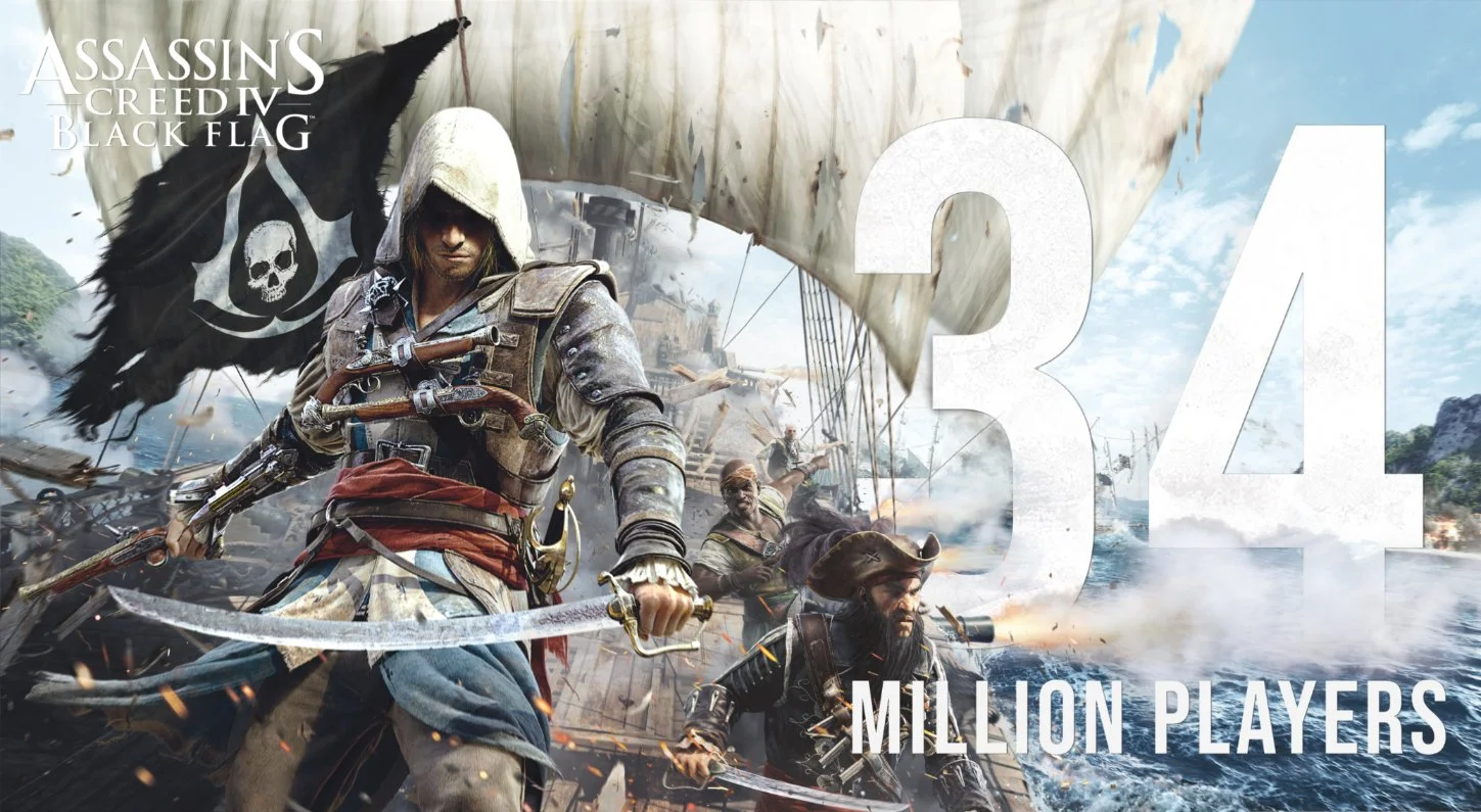 За 10 лет в Assassin's Creed IV Black Flag сыграло 34 млн человек - фото 1