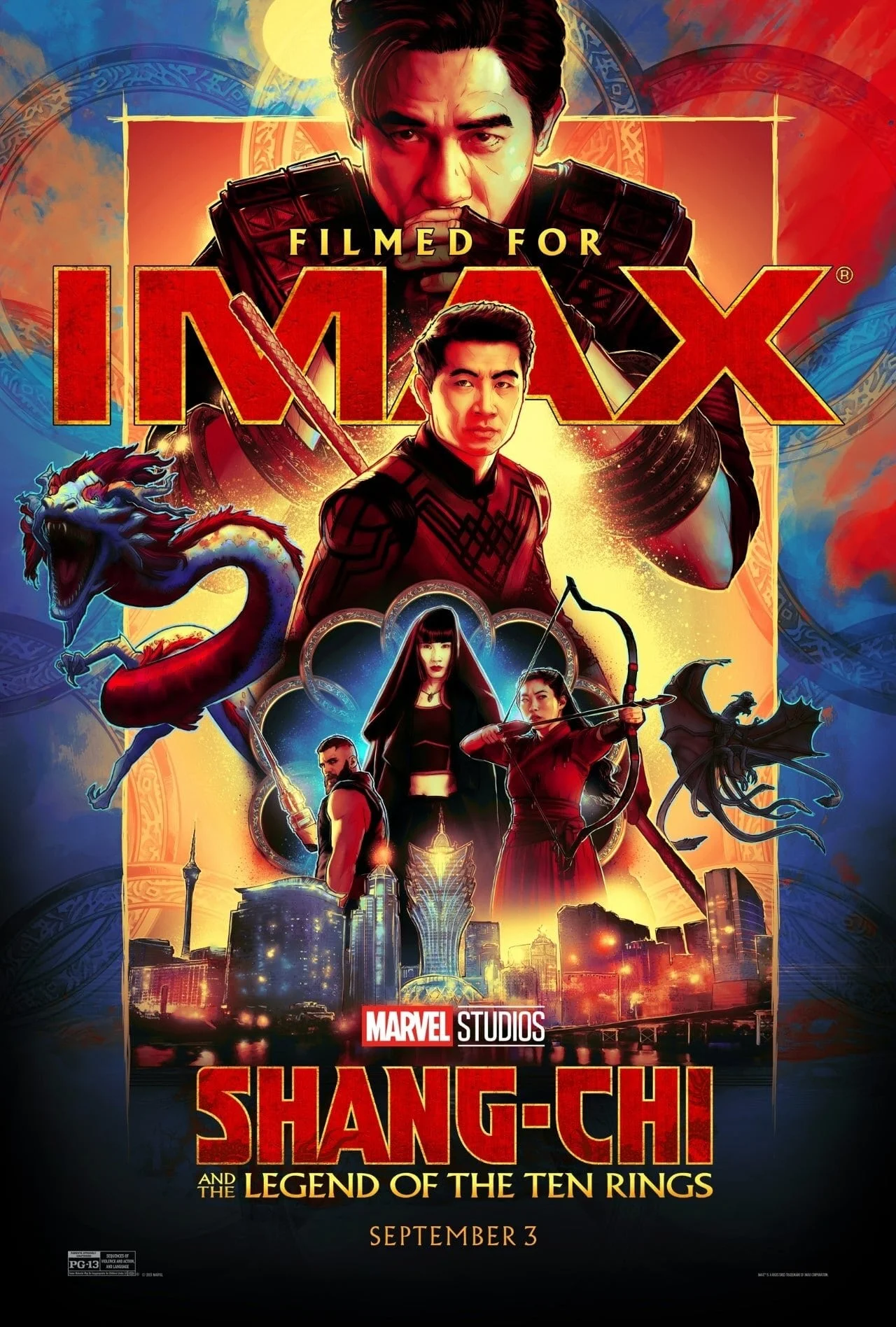 Появился новый отрывок и IMAX-постер фильма «Шан-Чи и легенда десяти колец» - фото 1