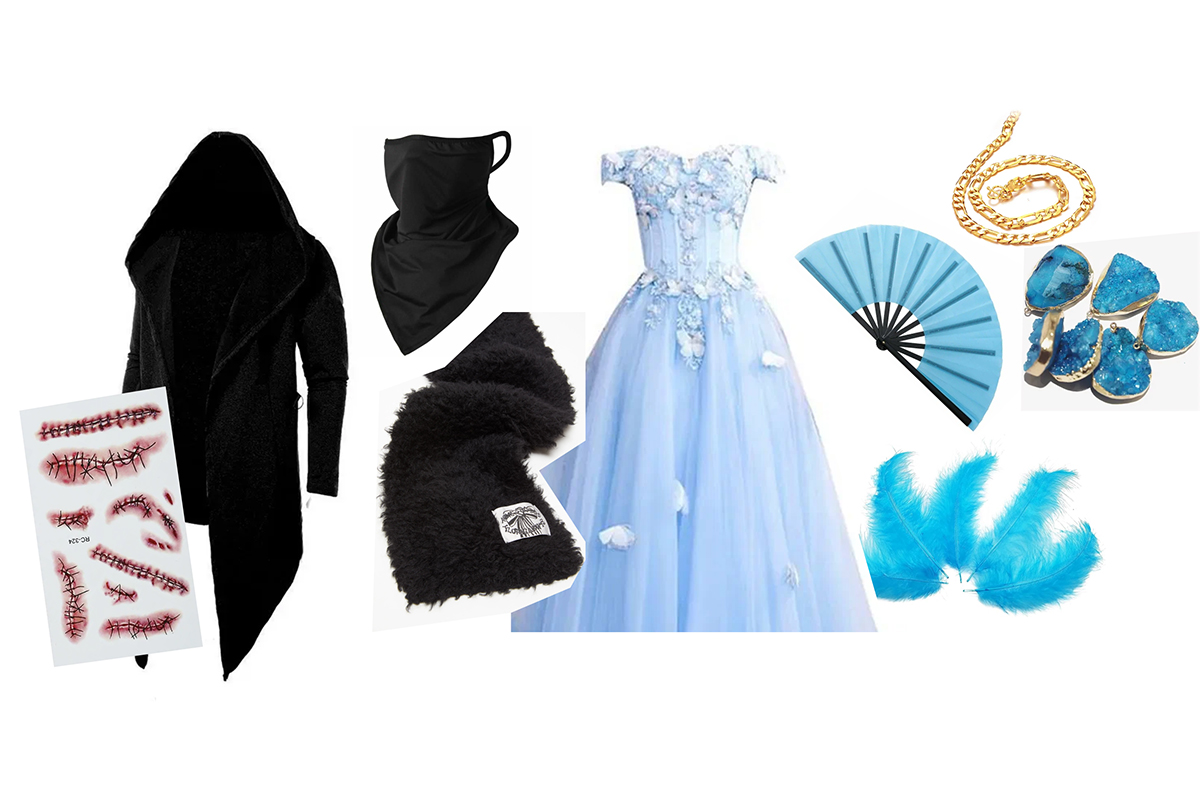 Элементы костюмов Чудовища Франкенштейна и Элизабет
Источник: Getty Images