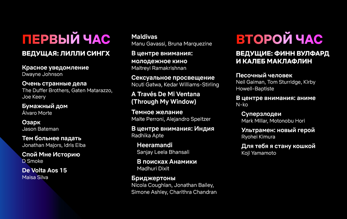 Netflix представил подробное расписание своего ивента TUDUM - фото 2