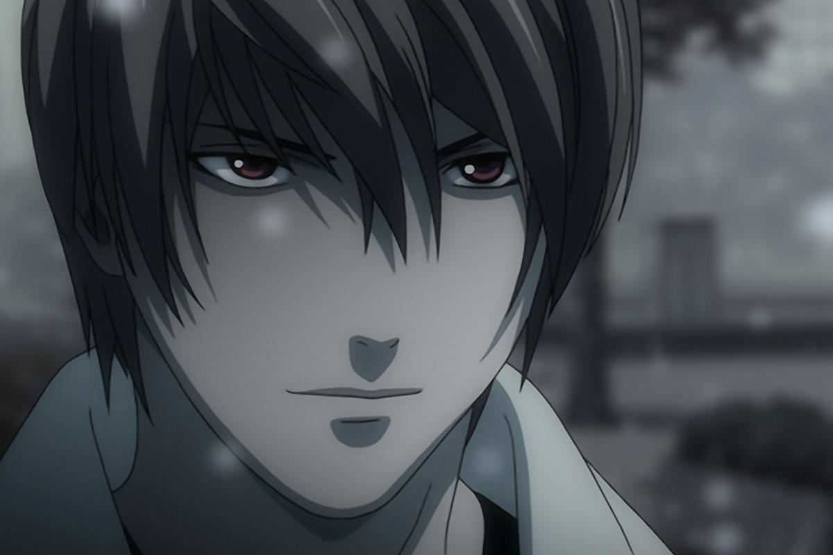 Лайт Ягами, обладая гениальным умом и безграничными амбициями, постепенно превращается из идеалиста, жаждущего изменить мир, в безжалостного диктатора
Источник: Madhouse