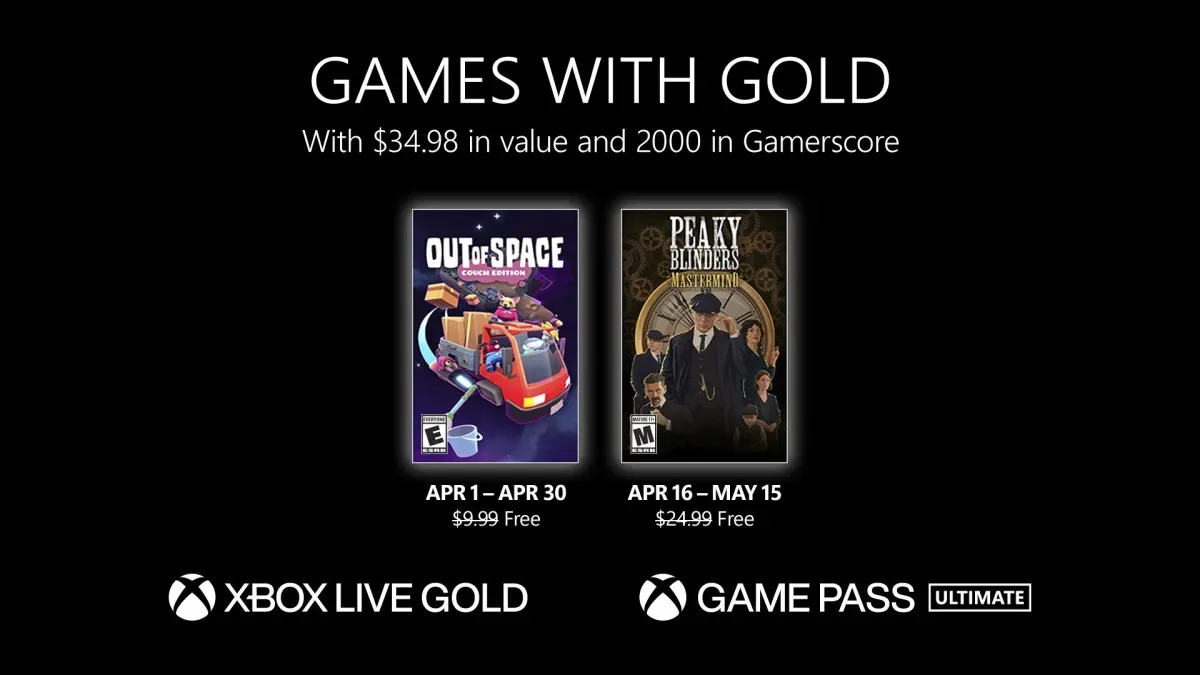 В апреле в Xbox Live Gold добавят Out of Space и Peaky Blinders Mastermind - фото 1