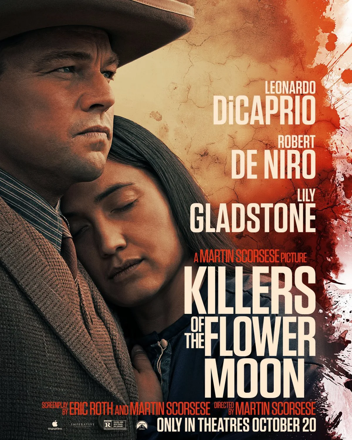 Появились постеры «Убийц цветочной луны» Мартина Скорсезе с новой датой релиза - фото 1