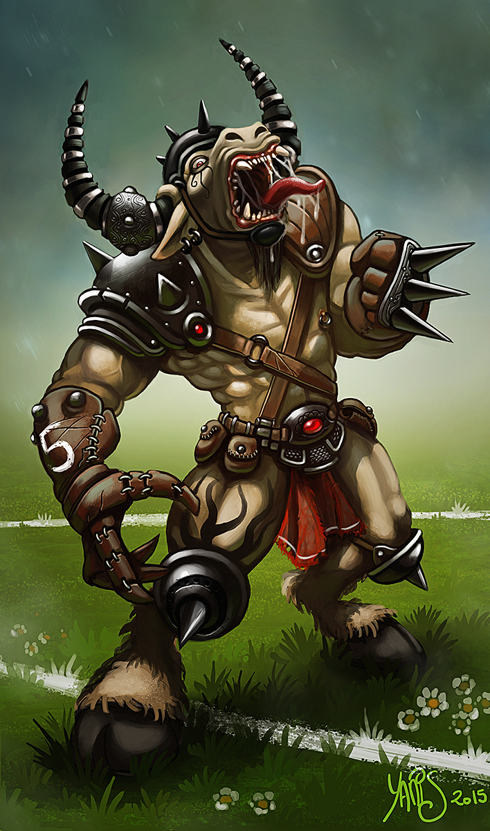 Жестокий спорт: 10 крутых фан-артов по игре Blood Bowl - фото 10