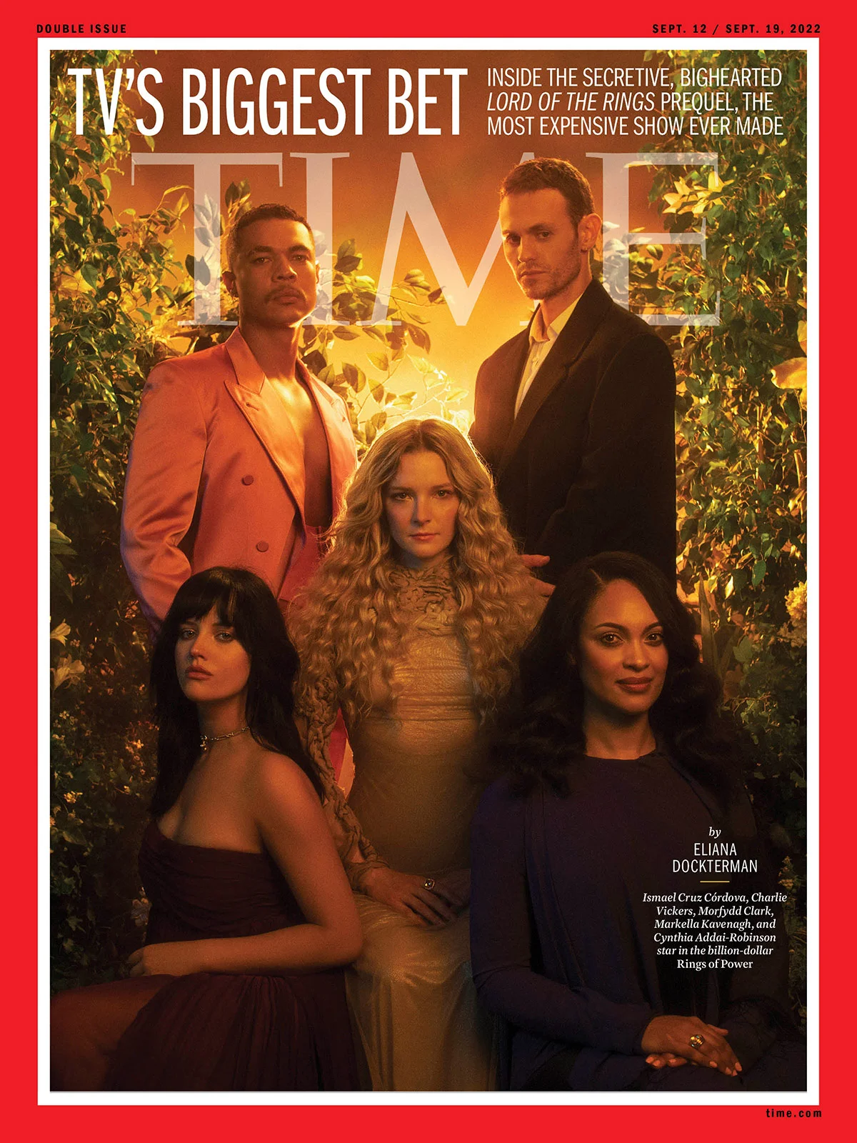 Звёзды «Колец власти» появились в журнале Time - фото 1
