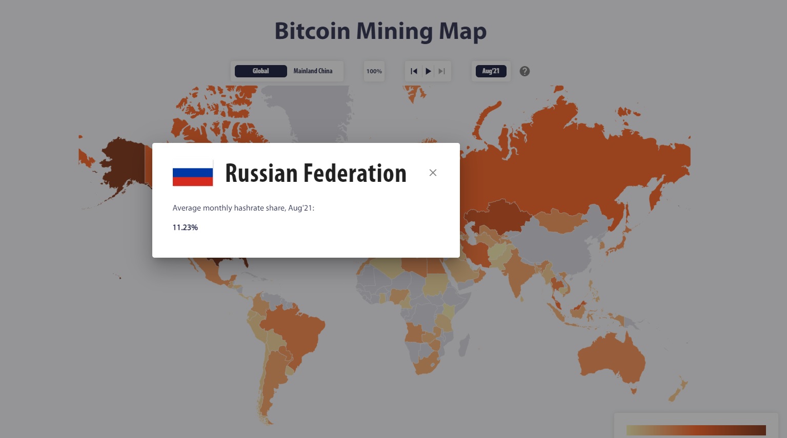 Россия оказалась на третьем месте в мире по добыче биткоина - фото 1