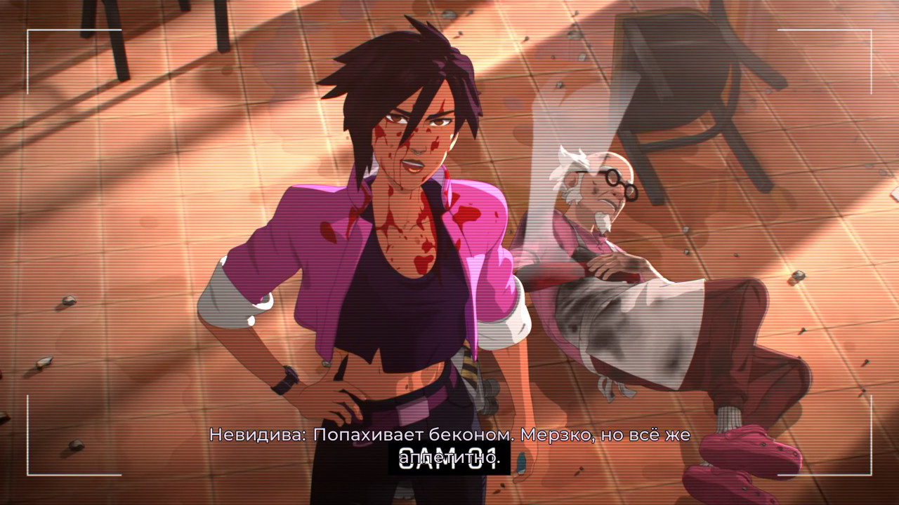 Кинематографических вставок вот такого плана в игре огромное количество. Причём просто смотреть не выйдет — придётся принимать решения прямо на ходу!
Скриншот из игры Dispatch // AdHoc Studio