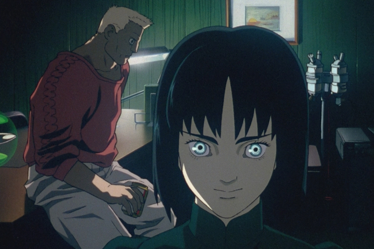 Кадр из аниме «Призрак в доспехах» (Koukaku Kidoutai)
Источник: Production I.G