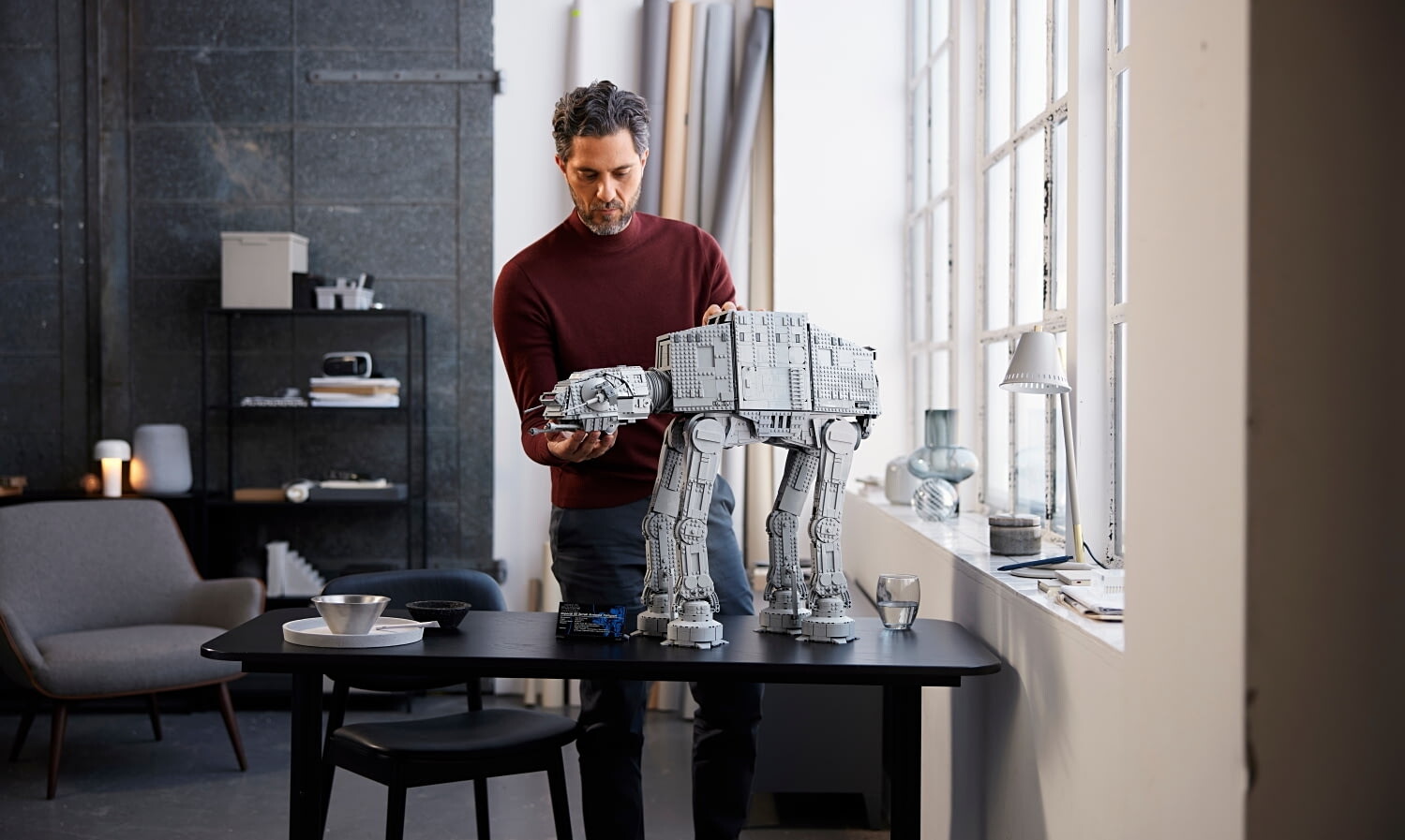 Галерея ​LEGO выпустит конструктор AT-AT из «Звёздных войн» высотой 62 см - 6 фото