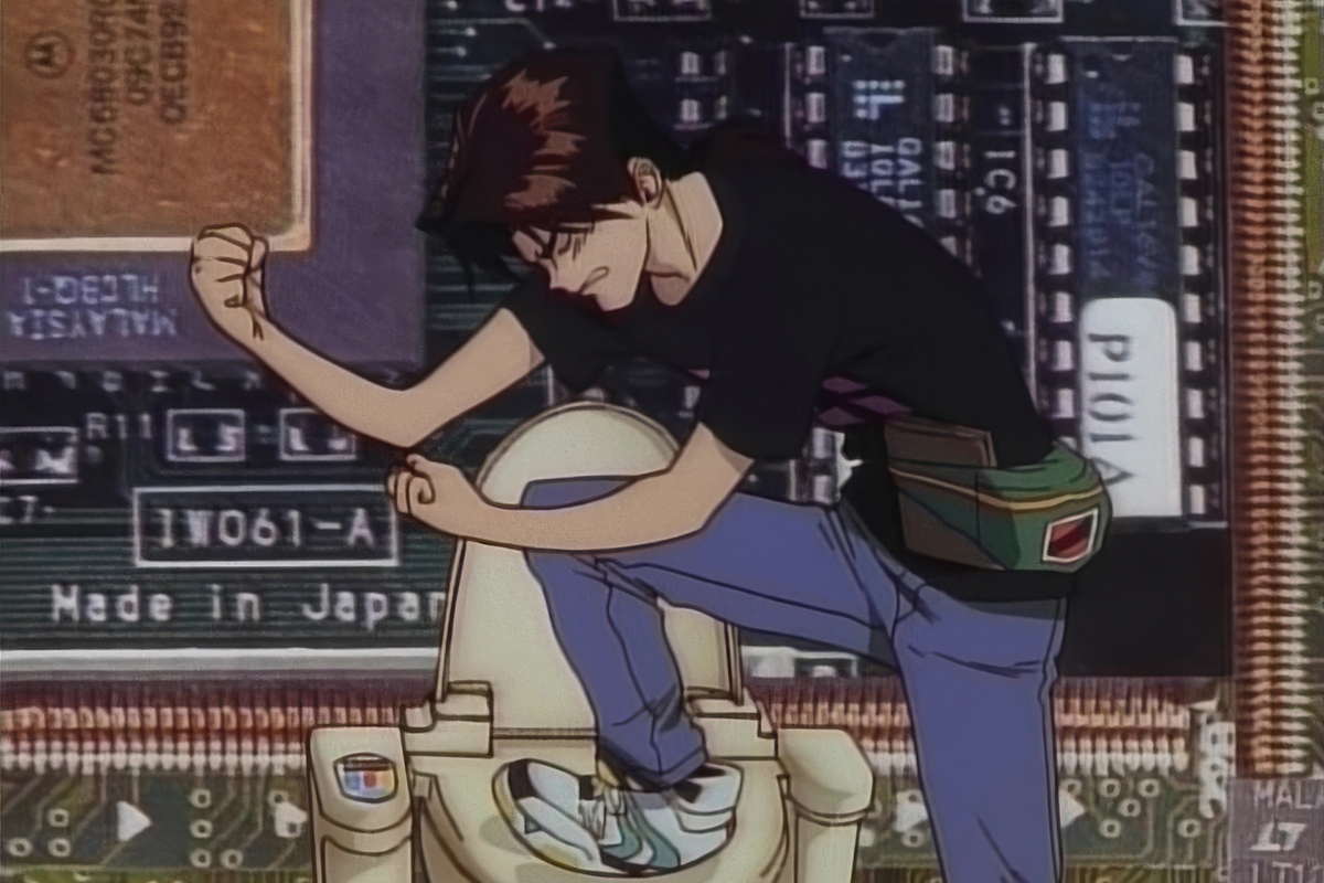 Каждый эпизод высмеивает разные профессии, стереотипы и бюрократические забавные ситуации в Японии 90-х
Источник: APPP