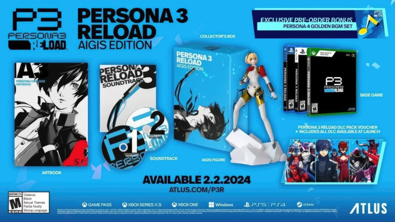 Atlus объявила дату выхода Persona 3 Reload - фото 1