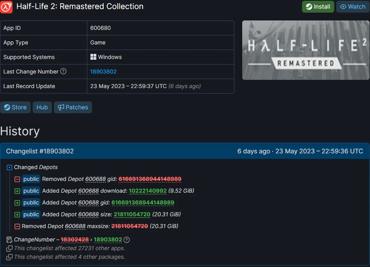 В базе Steam заметили обновление Half-Life 2 Remastered Collection - фото 1