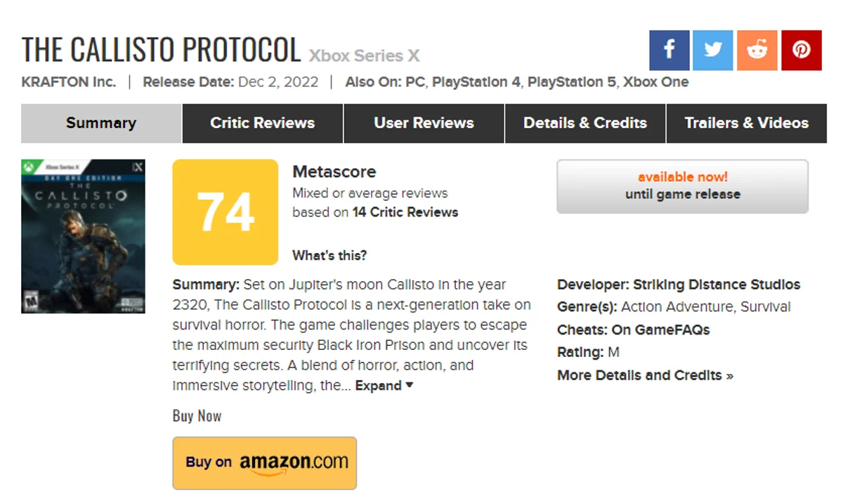 Каллисто протокол системные требования. Каллисто протокол метакритик. Метакритик оценка. Калисто протокол пс5. Callisto Protocol Metacritic.