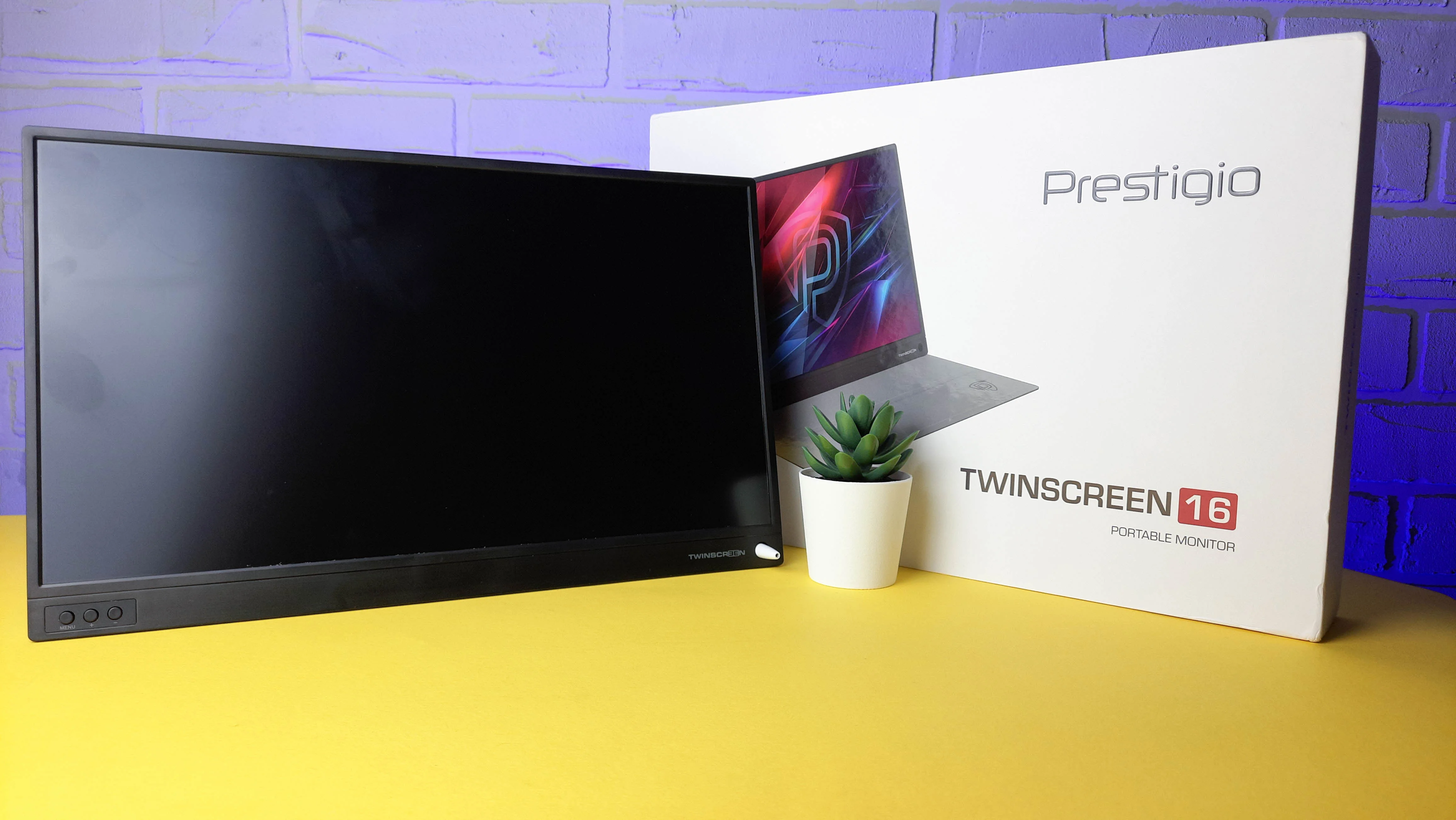 Обзор Prestigio Twinscreen 16: портативный дисплей для игр и работы - фото 1